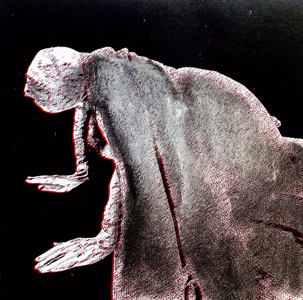 Crawling Woman II (black/red)
