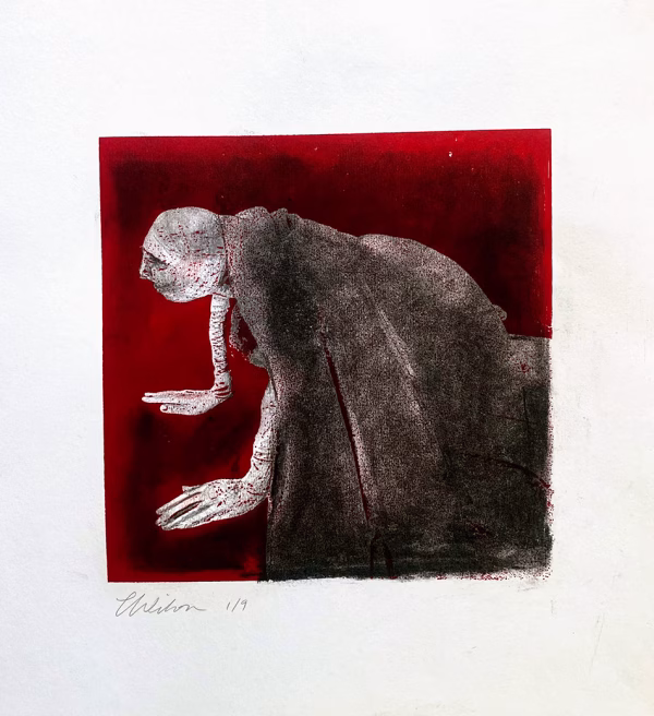 Crawling Woman II (red)
