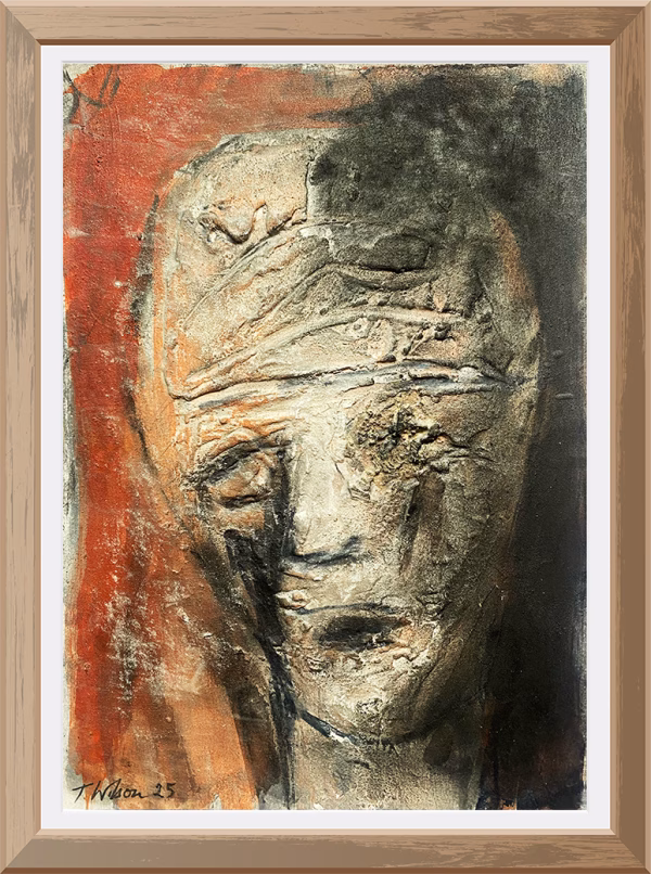 Cracked Head No 1 (with frame)